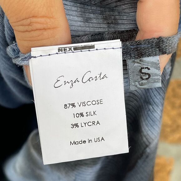 ENZA COSTA RIBBED TANK DRESS SMALL - Picture 7 of 12